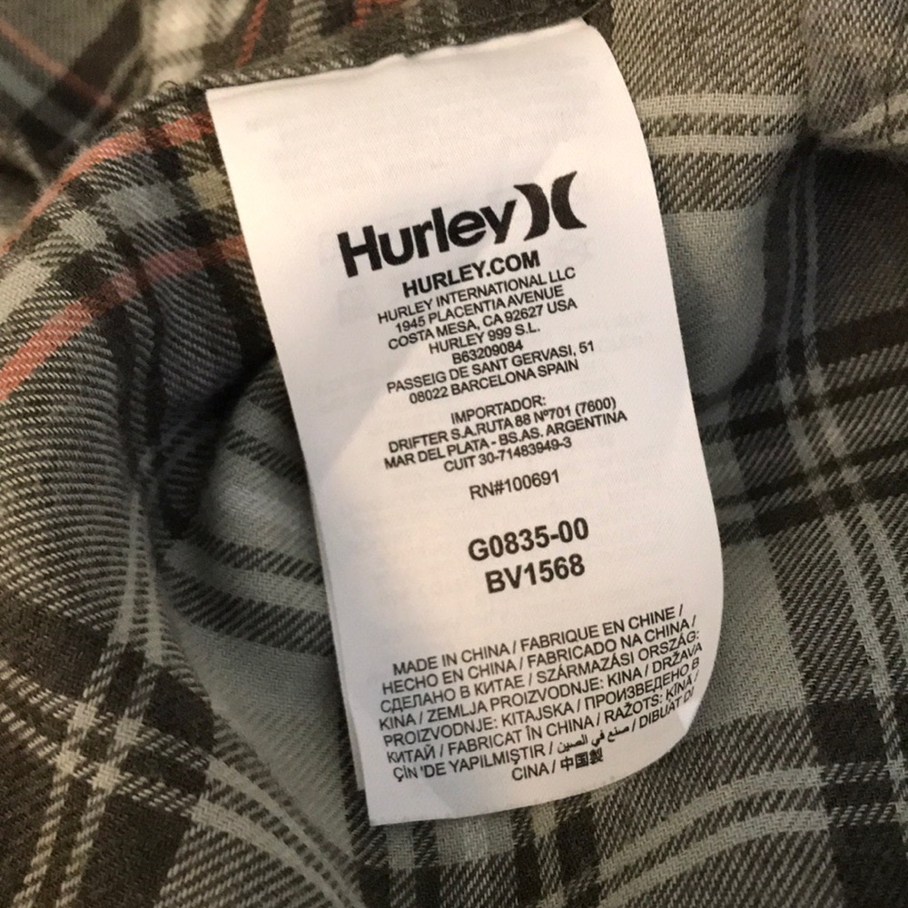 Hurley Classic Fit Button Down Shirt - Picture 10 of 12